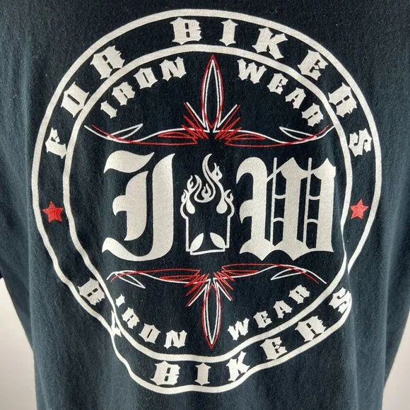 Iron Wear For Bikers By Bikers T-Shirt - Picture 4 of 5